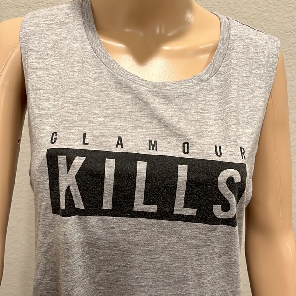 Glamour kills grey top